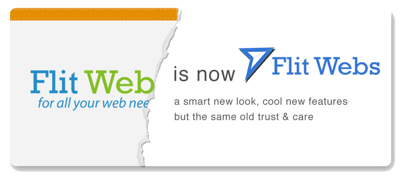 New Brand Logo of flit webs